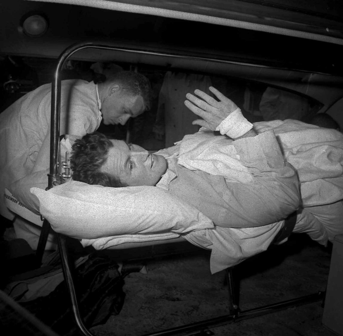 Sen. Ted Kennedy, survived plane crash; two killed (1964)